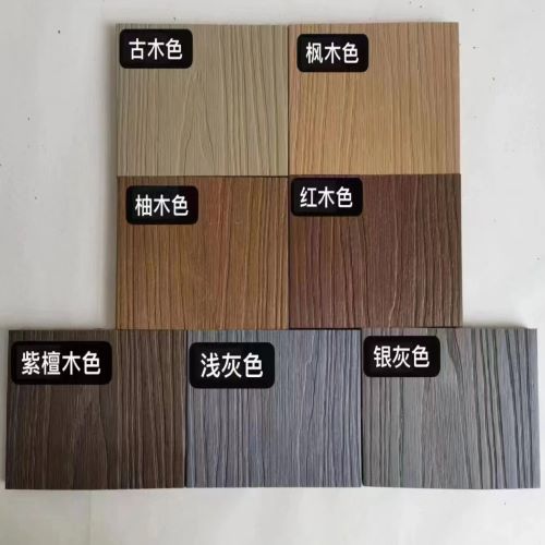 乌鲁木齐生产木塑地板三代共挤磨砂塑木地板景区别墅|乌鲁木齐木塑材料加工